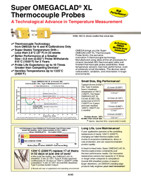 Thumbnail of document Data Sheet - KMTXL High Temp Low Drift Thermocouple Probes w/ Lead Wire